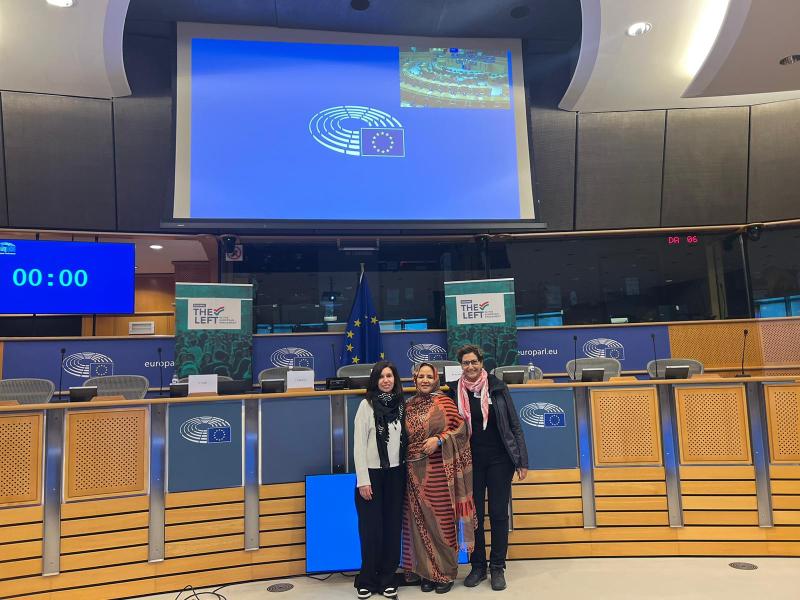 Podemos organiza conferencia en el Parlamento Europeo para defender la paz y la legalidad internacional en el Sáhara Occidental y Palestina 
