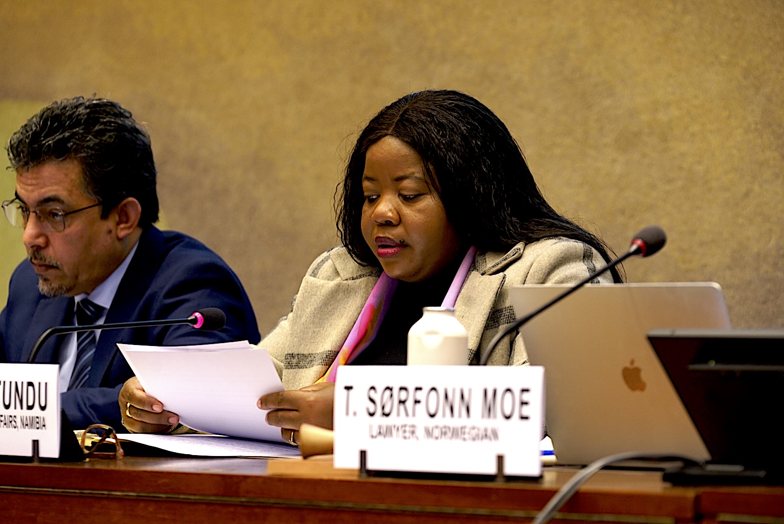 Viceministra de Relaciones Internacionales y Cooperación de Namibia, Jennely Matundu Viceministra de Relaciones Internacionales y Cooperación de Namibia, Jennely Matundu