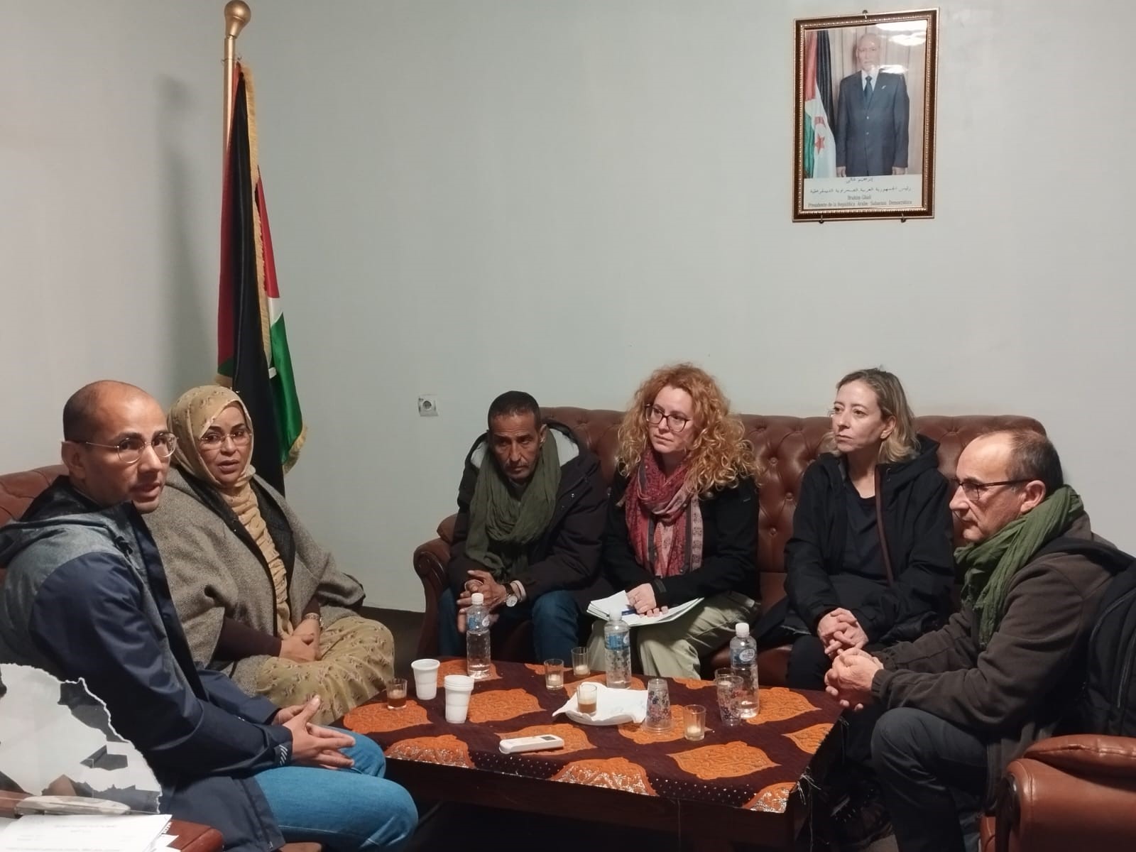 La Gobernadora de Smara recibe a la delegación institucional asturiana Delegación institucional asturiana