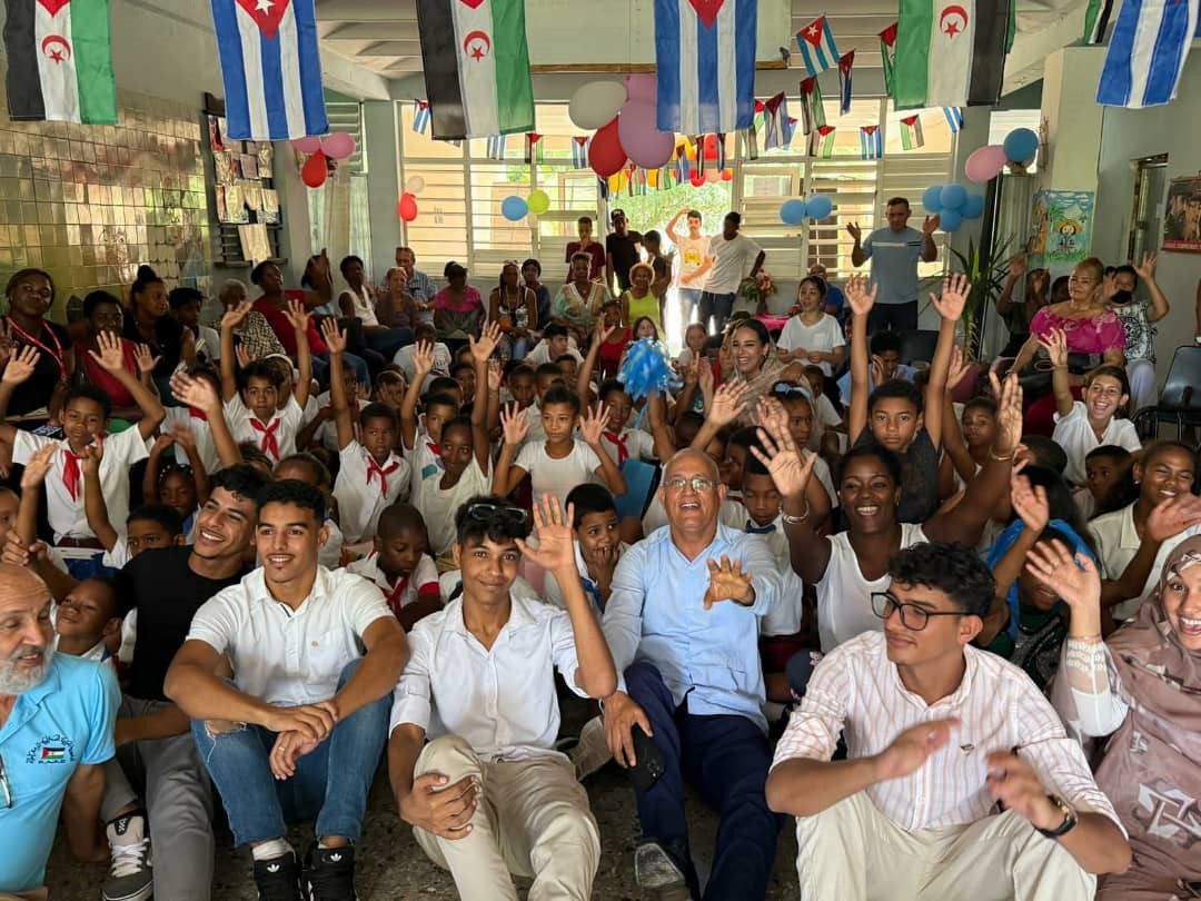 Acto en la Escuela de la Enseñanza Especial El Wali por el Dia de los Mártires 09 de Junio, Día de los Mártires saharauis