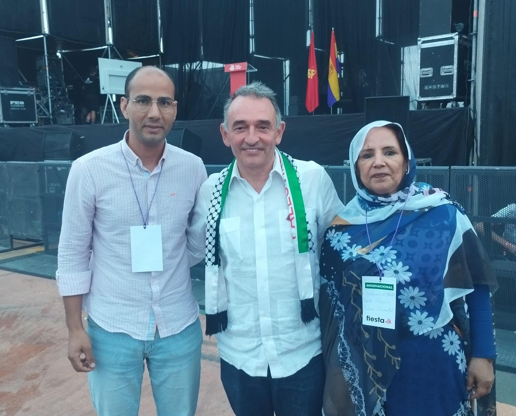 Frente POLISARIO refuerza lazos en la fiesta del PCE Frente POLISARIO refuerza lazos en la fiesta del PCE
