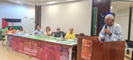 Frente POLISARIO en “II Seminário de Lutas Contra o Neoliberalismo DF, Guerra e paz” “II Seminário de Lutas Contra o Neoliberalismo DF, Guerra e paz”