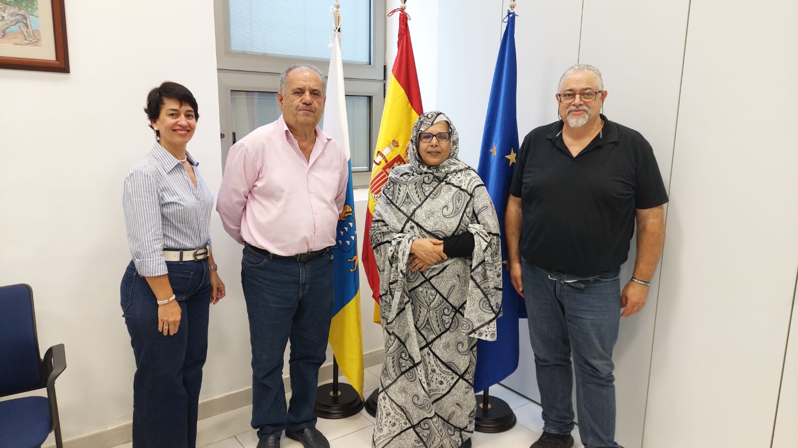 La Ministra de Cooperación de la República Árabe Saharaui Democrática (RASD), Fatma Mehdi