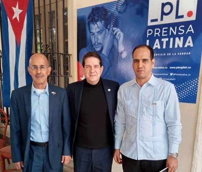 Embajador de la RASD en Cuba visita sede de Prensa Latina