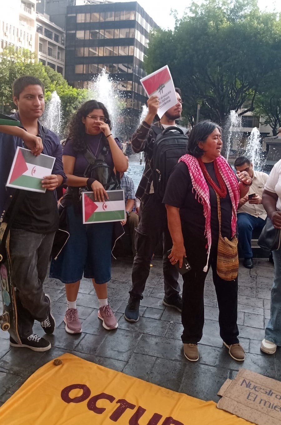 Organizaciones políticas y sociales ecuatorianas se movilizan por el Sáhara Occidental y otras causas justas