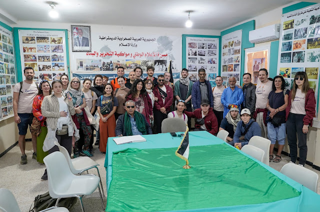 Misión solidaria italiana refuerza la cooperación con los refugiados saharauis