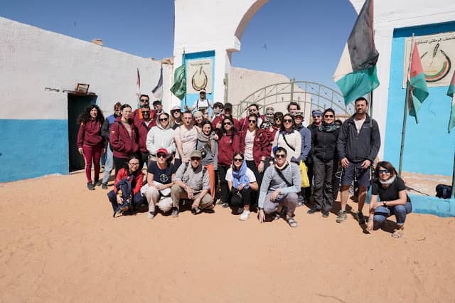 Misión solidaria italiana refuerza la cooperación con los refugiados saharauis