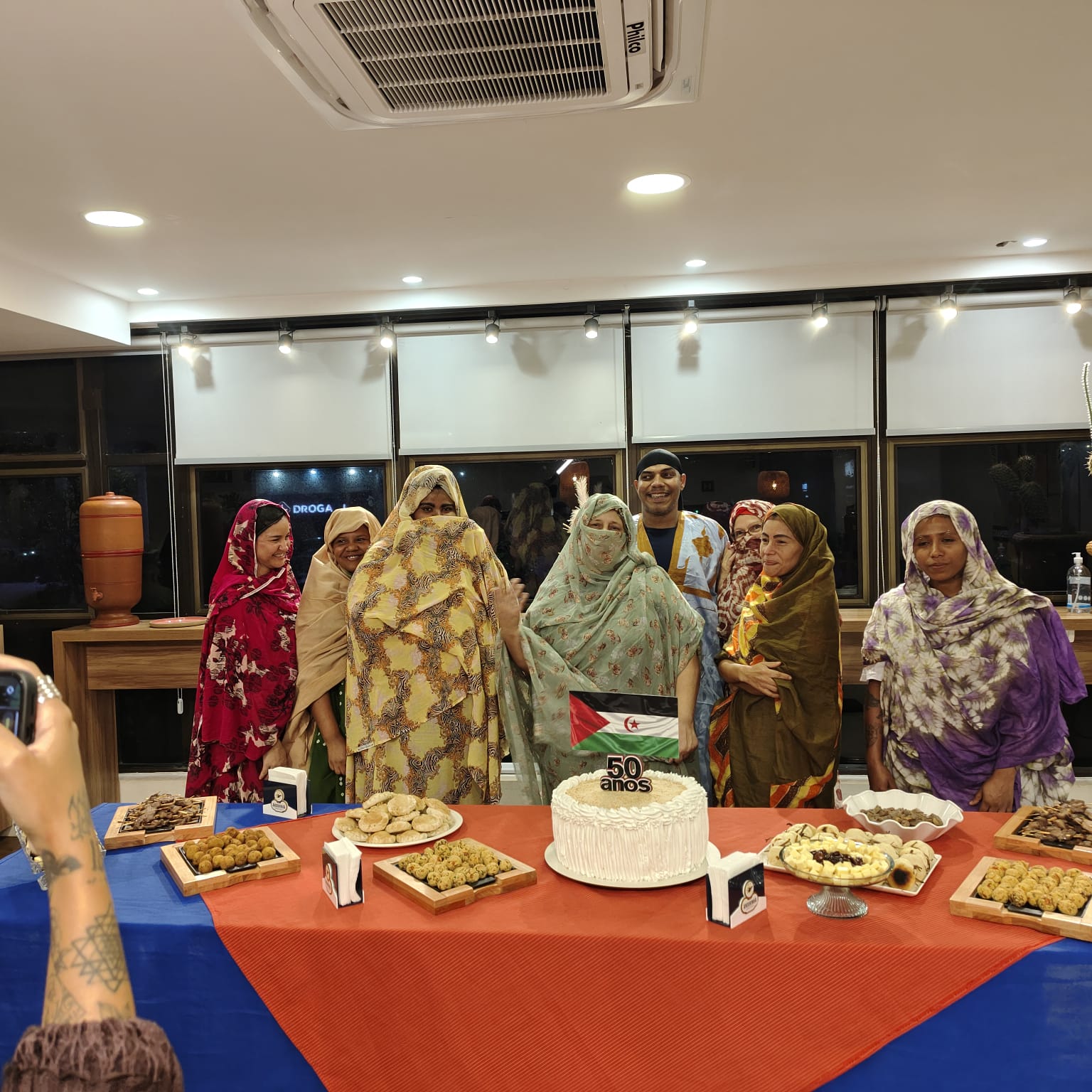 celebran junto al Frente POLIASRIO el 50 Aniversario de la República Sahara en Brasilia