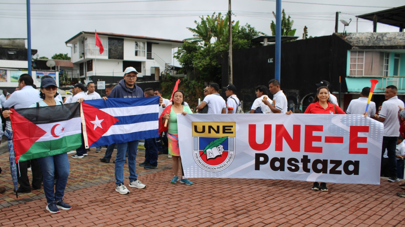 La RASD en la Marcha por el Día de las y los Trabajadores en la Amazonía ecuatoriana