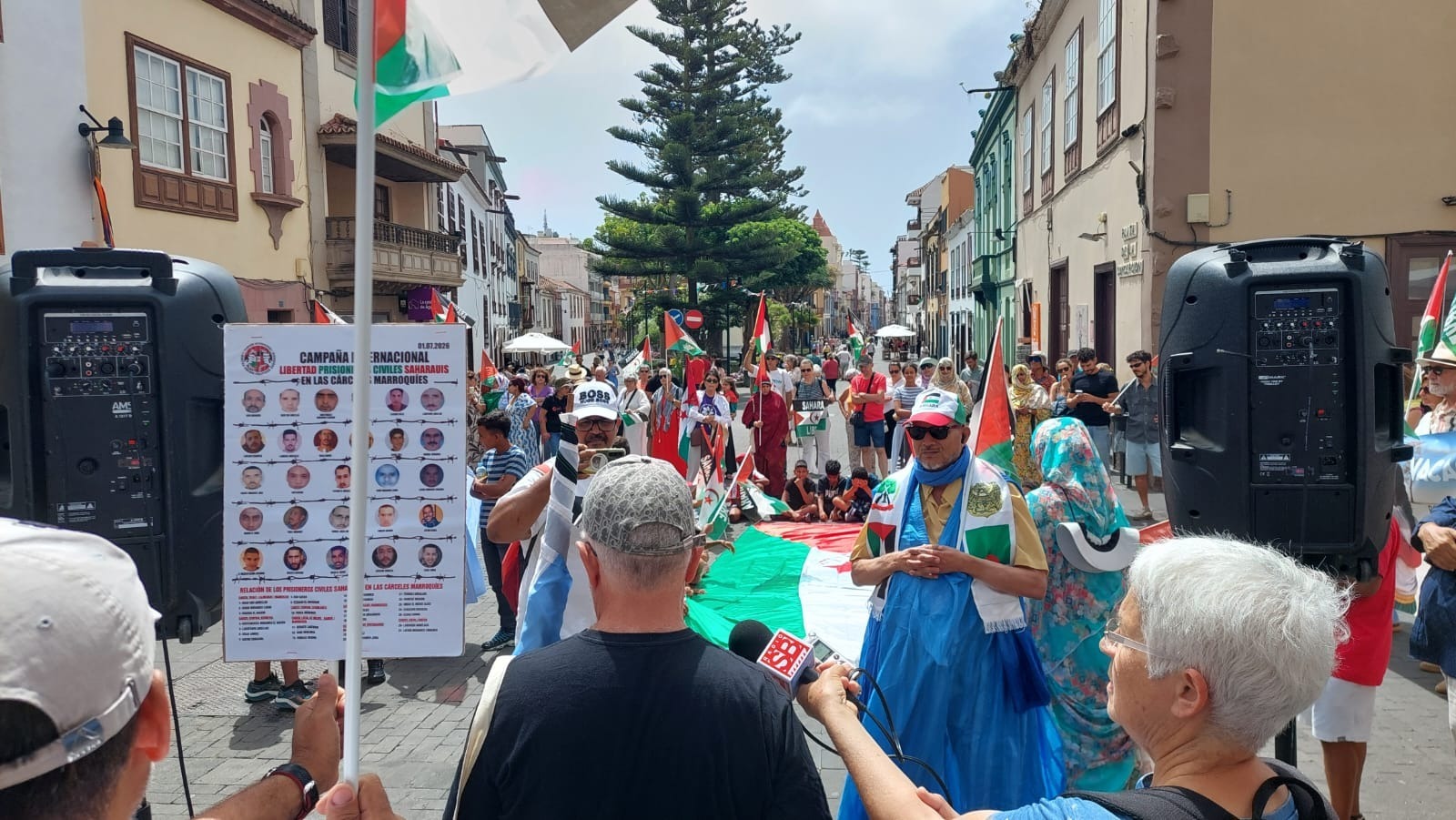 Manifestación por un Sáhara Occidental “Libre y en Paz” recorre las calles de La Laguna, en Tenerife
