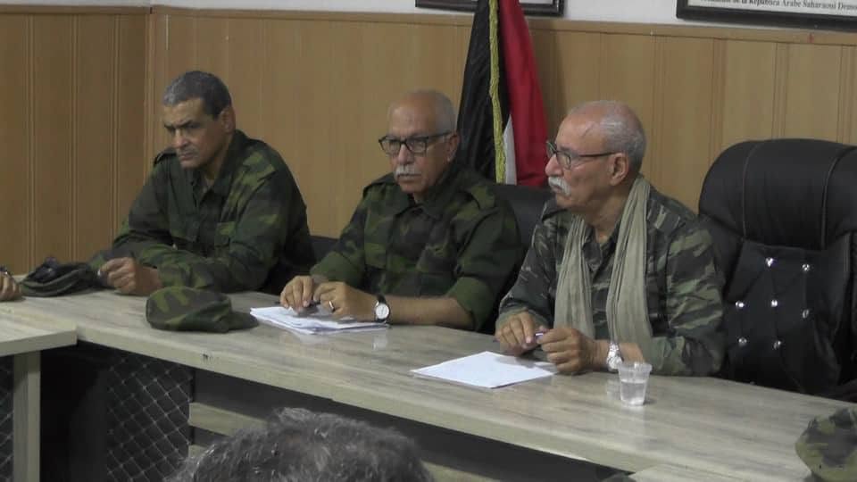 Presidente de la República y Secretario General del Frente POLISARIO y Comandante Supremo de las Fuerzas Armadas, Brahim Gali, preside reunión del Estado Mayor General del ELPS Estado Mayor General del ELPS