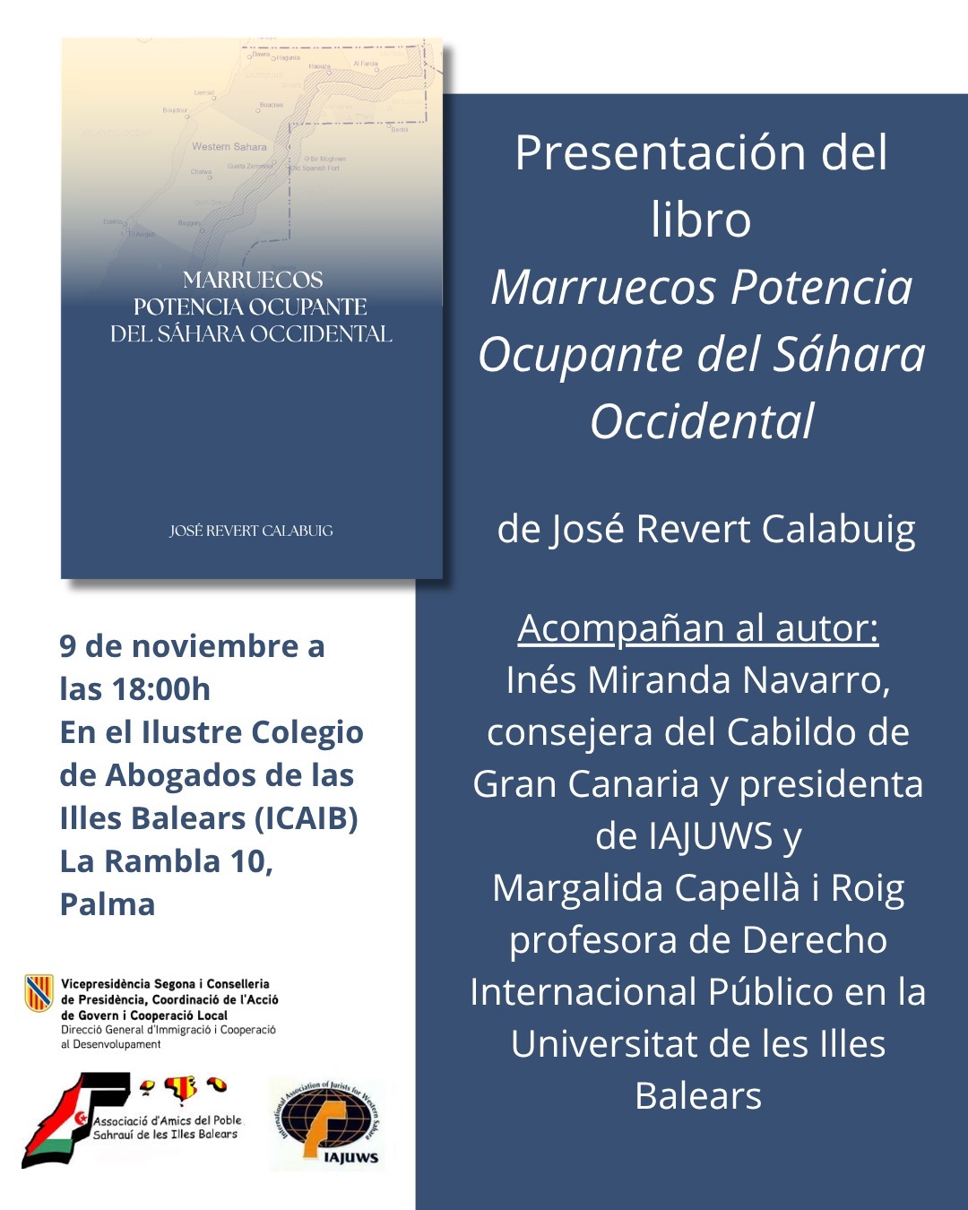 libro «Marruecos potencia ocupante del Sáhara Occidental»,