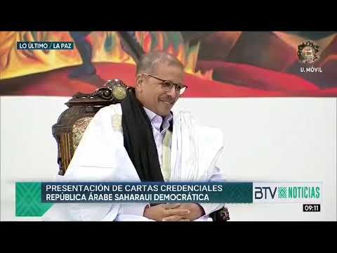 Preview image for the video "Presidente de Bolivia 🇧🇴 recibe Cartas Credenciales del embajador de la Republica Saharaui 🇪🇭".