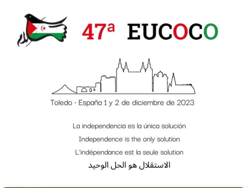 Toledo acogerá los días 1 y 2 de diciembre la 47 Conferencia Europea de Apoyo al Pueblo Saharaui (EUCOCO)
